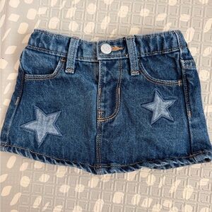 Old Navy Blue Star Denim Skirt